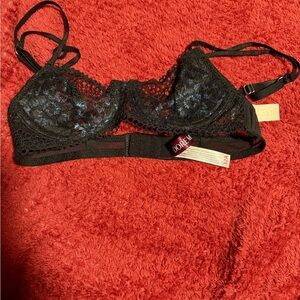 Adore Me Black Lace Bra